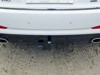 8 699 р. Фаркоп (тягово-сцепное устройство) TCC Hyundai Sonata LF рестайлинг (2017-2019) (шар А). Увеличить фотографию 1
