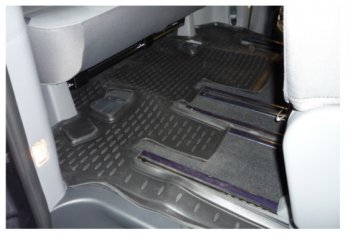 4 399 р. Коврики в салон Element 4 шт. (полиуретан) Hyundai Starex/Grand Starex/H1 2 TQ дорестайлинг (2007-2013). Увеличить фотографию 6