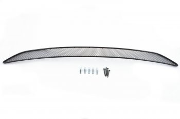 Сетка на бампер внешняя Arbori Hyundai Tucson 3 TL дорестайлинг (2015-2018)  (Черная 10 мм)