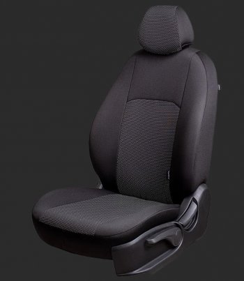 Чехлы для сидений Lord Autofashion Дублин (жаккард, спинка 40/60, 2 П- и 1 Г-образных подголовника) Hyundai (Хюндаи) Tucson (Туссон)  3 TL (2015-2021) 3 TL дорестайлинг, рестайлинг