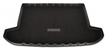 Комбинированый коврик с повышенной износостойкостью в багажник Unidec (полиуретан, текстиль) Hyundai Tucson 3 TL дорестайлинг (2015-2018)  (Черный)