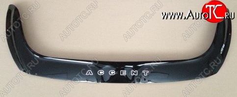 999 р. Дефлектор капота (с 2010 г.в.) Russtal  Hyundai Accent  седан ТагАЗ (2001-2012)