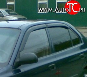 999 р. Комплект дефлекторов окон (ветровиков) 4 шт. Russtal  Hyundai Accent  седан ТагАЗ (2001-2012)