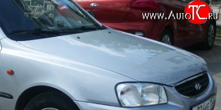 15 999 р. Капот Стандартный  Hyundai Accent  седан ТагАЗ (2001-2012) (Окрашенный)
