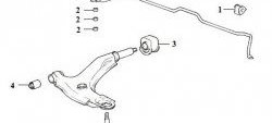 549 р. Полиуретановый сайлентблок нижнего рычага передней подвески (задний) Точка Опоры  Hyundai Accent  седан ТагАЗ (2001-2012). Увеличить фотографию 2
