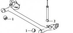 1 259 р. Полиуретановый сайлентблок балки задней подвески Точка Опоры Hyundai Accent седан ТагАЗ (2001-2012). Увеличить фотографию 2