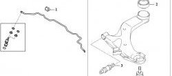 419 р. Полиуретановая втулка стабилизатора задней подвески Точка Опоры  Hyundai Avante - Elantra  XD. Увеличить фотографию 2