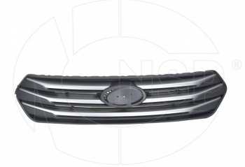 3 169 р. Решетка радиатора NSP (grey). Hyundai Creta GS дорестайлинг (2015-2019) (Неокрашенная). Увеличить фотографию 1