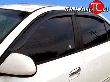 1 934 р. Дефлекторы окон (ветровики) Novline 4 шт  Hyundai Elantra  HD (2006-2011)