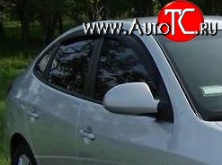 999 р. Комплект дефлекторов окон (ветровиков) 4 шт. (седан) Russtal  Hyundai Elantra  HD (2006-2011)