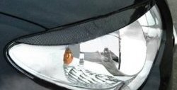 1 649 р. Реснички на фары CT v2  Hyundai Elantra  HD (2006-2011) (Неокрашенные). Увеличить фотографию 1