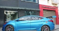 Пороги накладки M&S Version Hyundai Elantra MD рестайлинг (2013-2016)