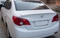 2 049 р. Лип спойлер M-VRS  Hyundai Elantra  HD (2006-2011) (Неокрашенный). Увеличить фотографию 1