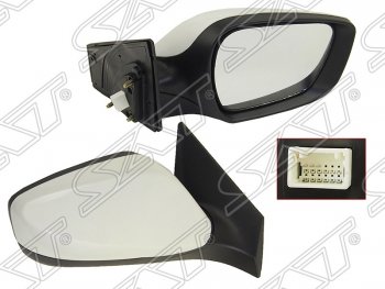 Боковое правое зеркало заднего вида SAT (3 контакта) Hyundai Elantra MD дорестайлинг (2010-2013)