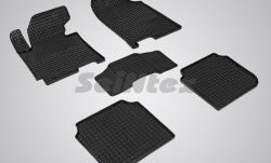 2 799 р. Износостойкие коврики в салон с рисунком Сетка SeiNtex Premium 4 шт. (резина) Hyundai Elantra MD рестайлинг (2013-2016). Увеличить фотографию 1