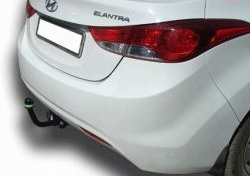 6 999 р. Фаркоп (седан) Лидер Плюс Hyundai Elantra MD дорестайлинг (2010-2013) (Без электропакета). Увеличить фотографию 1