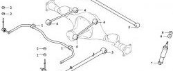 110 р. Полиуретановая втулка стойки стабилизатора задней подвески Точка Опоры (10 мм, 4 шт) Hyundai Starex/H1 A1 дорестайлинг (1997-2004). Увеличить фотографию 2