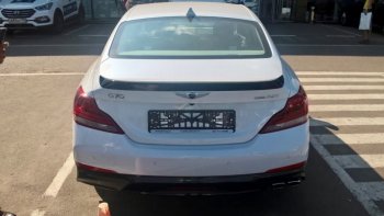 7 949 р. Спойлер на багажник АвтоКрат Hyundai Genesis DH седан рестайлинг (2014-2017) (Неокрашенный). Увеличить фотографию 5