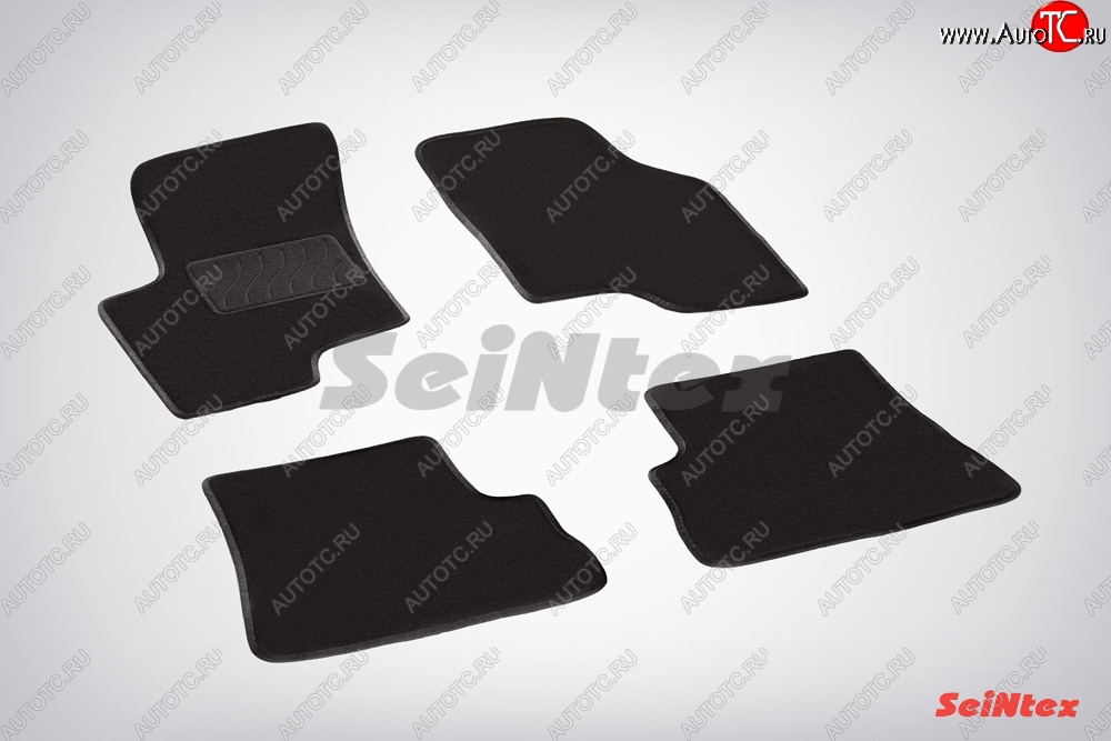 2 499 р. Износостойкие коврики в салон SeiNtex Premium LUX 4 шт. (ворсовые)  Hyundai Getz  TB (2002-2010)