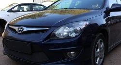 1 469 р. Сетка на бампер Russtal (черная) Hyundai I30 FD универсал рестайлинг (2010-2012). Увеличить фотографию 2