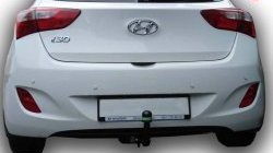 6 999 р. Фаркоп Лидер Плюс  Hyundai I30  2 GD (2011-2017) (Без электропакета). Увеличить фотографию 1