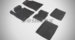 Износостойкие коврики в салон с высоким бортом SeiNtex Premium 4 шт. (резина) Hyundai I40 1 VF дорестайлинг универсал (2011-2015)