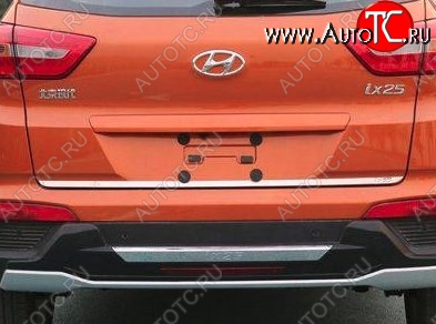 4 749 р. Накладка на крышку багажника СТ  Hyundai IX25 (2014-2024)