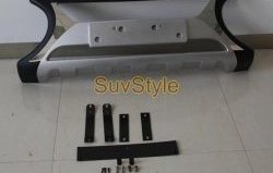 5 449 р. Накладка на передний бампер SuvStyle Hyundai IX35 1 LM дорестайлинг (2009-2013) (Неокрашенная). Увеличить фотографию 1