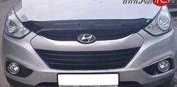 Дефлектор капота NovLine Hyundai (Хюндаи) IX35 (ИX35)  1 LM (2009-2018) 1 LM дорестайлинг, рестайлинг