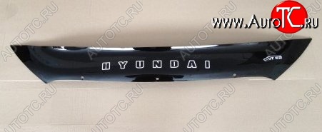999 р. Дефлектор капота Russtal (короткий)  Hyundai IX35  1 LM (2009-2018)