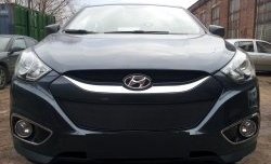 2 089 р. Сетка на бампер Russtal (черная)  Hyundai IX35  1 LM (2009-2013). Увеличить фотографию 3