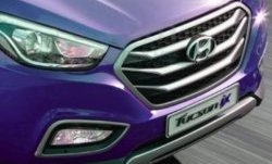 6 849 р. Накладка на решетку радиатора СТ Hyundai Tucson TL дорестайлинг (2015-2018). Увеличить фотографию 2