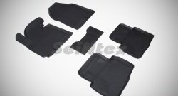 Износостойкие коврики в салон с высоким бортом SeiNtex Premium 4 шт. (резина) Hyundai IX35 1 LM рестайлинг (2013-2018)
