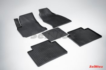 4 599 р. Износостойкие резиновые коврики в салон Сетка Seintex  Hyundai Matrix  1 FC (2001-2010). Увеличить фотографию 1