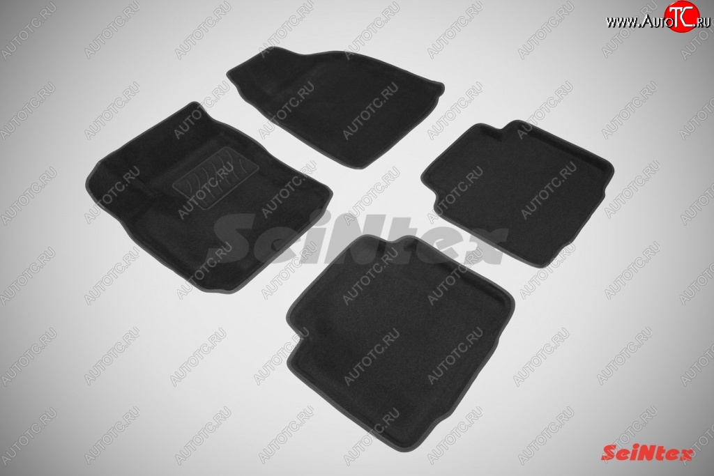 3 899 р. Износостойкие коврики в салон 3D HYUNDAI MATRIX черные (компл)  Hyundai Matrix  1 FC (2001-2010)