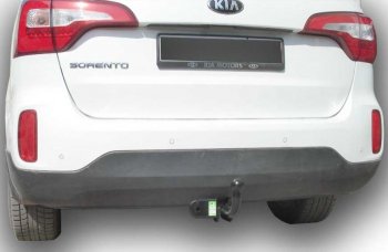 Фаркоп Hyundai Santa Fe DM дорестайлинг (2012-2016) Лидер Плюс (до 1300 кг). (Без электропакета и розетки)Цена: 8 499 р.. Увеличить фотографию 3