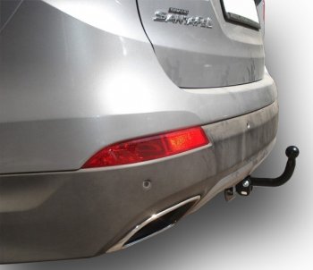 Фаркоп Hyundai Santa Fe DM дорестайлинг (2012-2016) Лидер Плюс (до 1300 кг). (Без электропакета и розетки)Цена: 8 499 р.. Увеличить фотографию 5