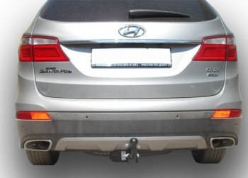 Фаркоп Hyundai Santa Fe DM дорестайлинг (2012-2016) Лидер Плюс (до 1300 кг). (Без электропакета и розетки)Цена: 8 499 р.. Увеличить фотографию 1