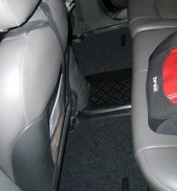 3 099 р. Комплект ковриков в салон Aileron 4 шт. (полиуретан, покрытие Soft)  Hyundai Santa Fe  1 (2000-2012). Увеличить фотографию 3