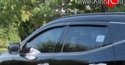 999 р. Комплект дефлекторов окон (ветровиков) 4 шт. Russtal  Hyundai Santa Fe  3 DM (2012-2016). Увеличить фотографию 1