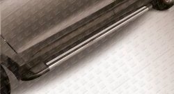 11 299 р. Алюминиевые пороги Slitkoff Luxe Black Hyundai Santa Fe 3 DM дорестайлинг (2012-2016). Увеличить фотографию 1