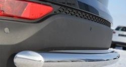 13 549 р. Одинарная защита заднего бампера из трубы диаметром 63 мм Russtal Hyundai Santa Fe 3 DM дорестайлинг (2012-2016). Увеличить фотографию 2