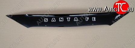 999 р. Дефлектор капота Russtal (короткий)  Hyundai Santa Fe  2 CM (2006-2009)