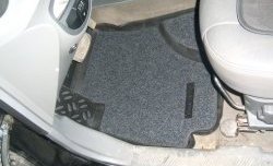 1 899 р. Комплект ковриков в салон Aileron 4 шт. (полиуретан, покрытие Soft)  Hyundai Santa Fe  2 CM (2006-2009). Увеличить фотографию 1