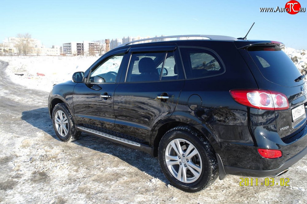13 549 р. Пороги BMW Style  Hyundai Santa Fe  2 CM (2009-2012)