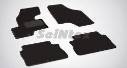 2 599 р. Износостойкие коврики в салон SeiNtex Premium LUX 4 шт. (ворсовые) Hyundai Santa Fe 2 CM рестайлинг (2009-2012). Увеличить фотографию 1