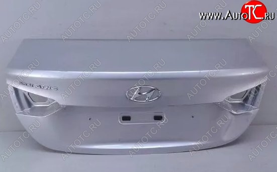 37 999 р. Крышка багажника металлическая Стандартная Hyundai Solaris 2 HCR дорестайлинг (2017-2020) (Неокрашенная)