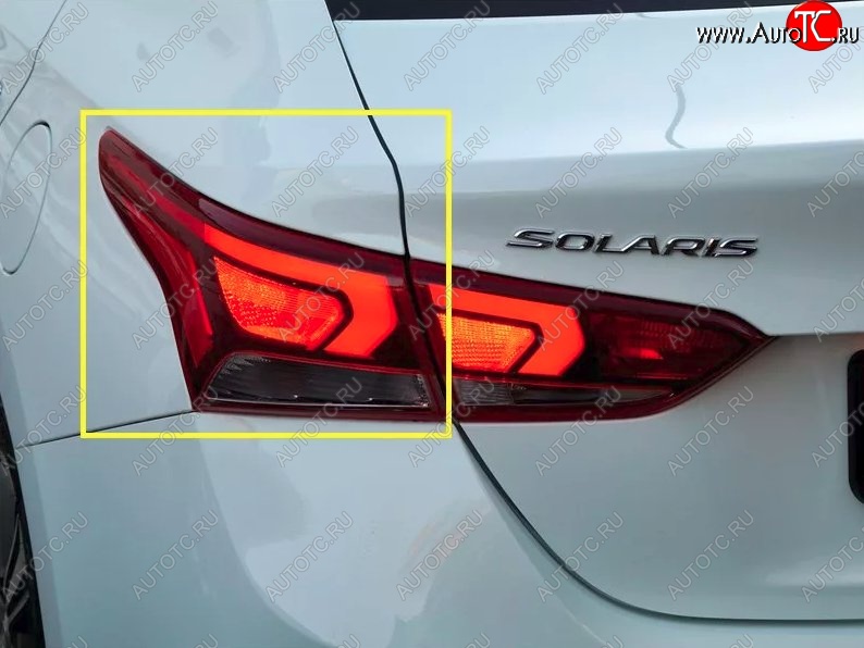 27 549 р. Фара задняя левая Стандартная (светодиодная)  Hyundai Solaris  2 (2017-2020)