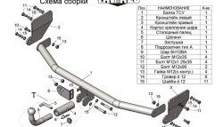 5 789 р. Фаркоп Лидер Плюс (с быстросъёмным шаром) Hyundai Solaris HCR седан рестайлинг (2020-2022) (Без электропакета). Увеличить фотографию 2