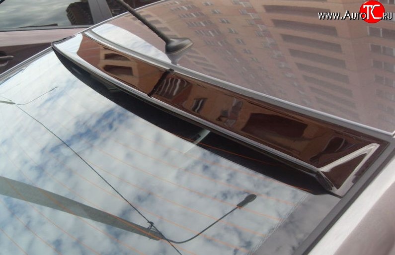 1 049 р. Козырёк на заднее стекло M-VRS  Hyundai Solaris  1 седан (2010-2017) (Неокрашенный)